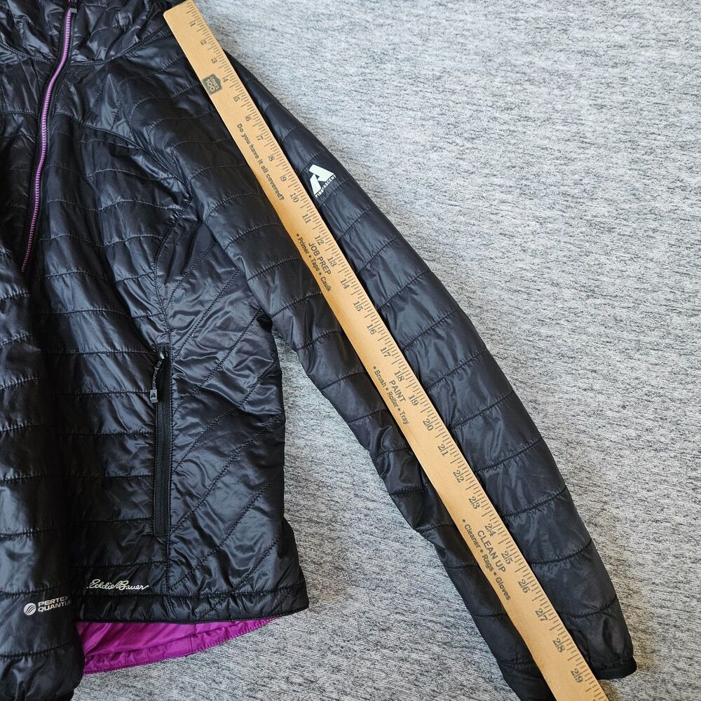 Eddie Bauer First Ascent Jacket Women L PrimaLoft Pertex Quantum Reversible Hood - Picture 7 of 12